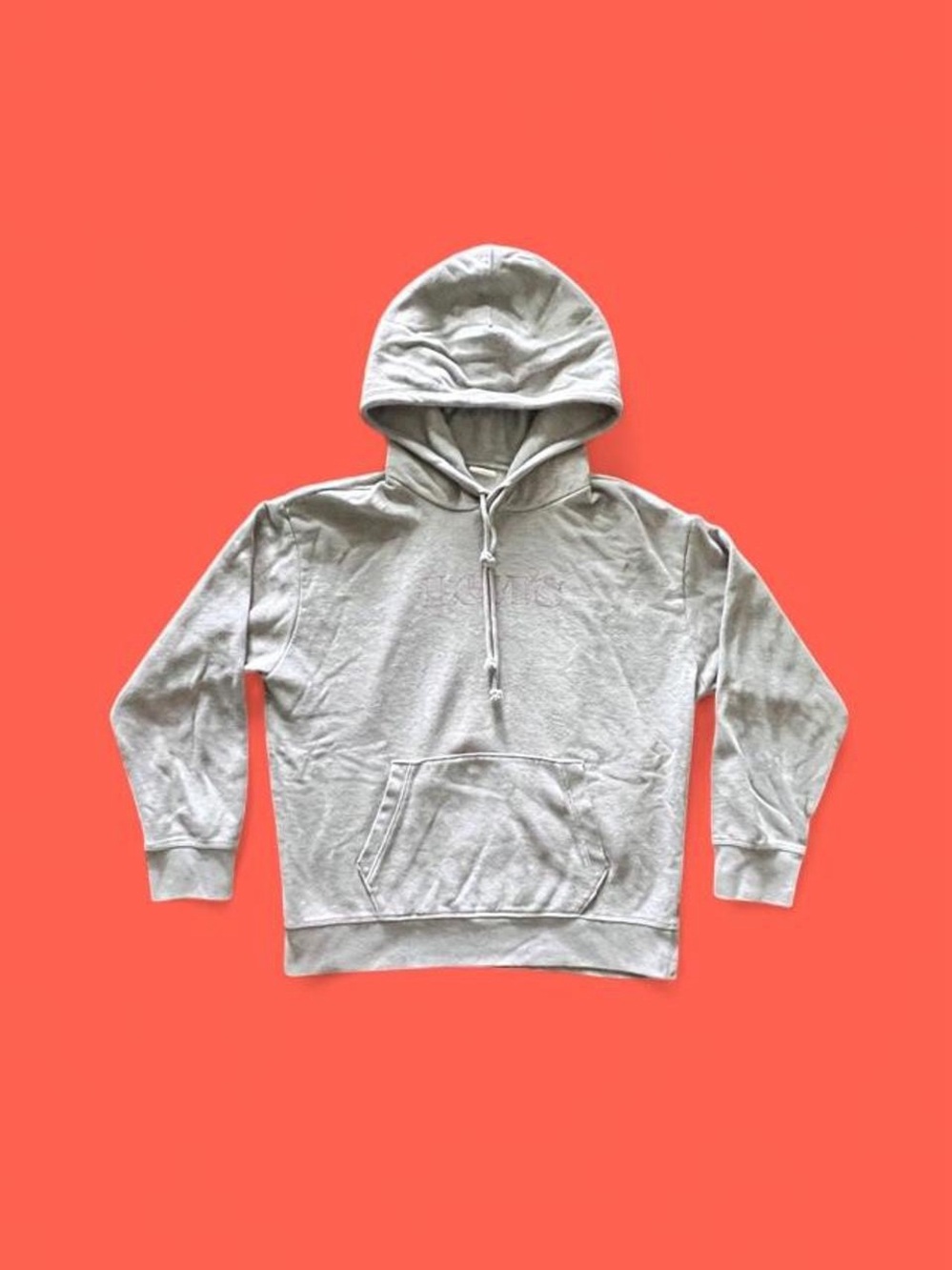 Levi's Light Gray Graphic Pullover Hoodie S
